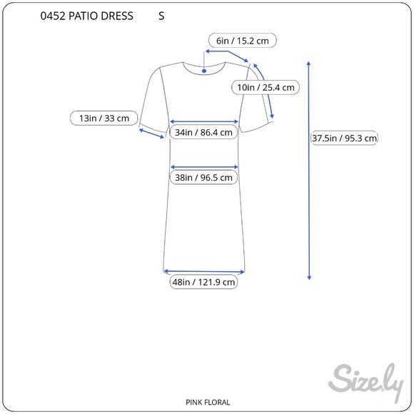 Vintage Pink Floral Patio House Lounge Dress Women's Small Pockets Button USA - Picture 14 of 14